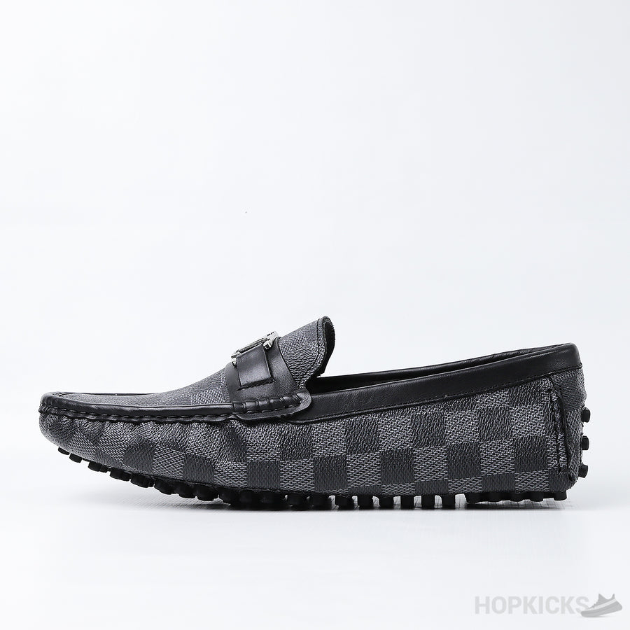 LV Hockenheim Moccasin Damier Graphite Canvas (Dot Perfect)