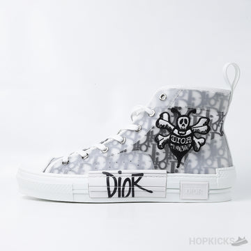 CD x Shawn Oblique High-Top 'B23' White & Black (Dot Perfect)
