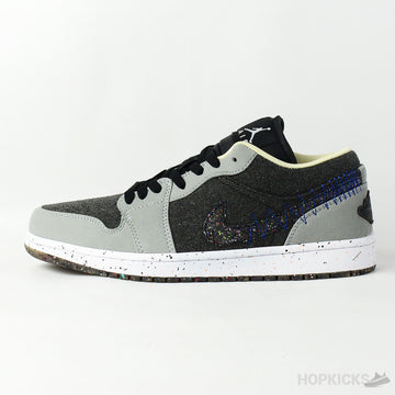 Jordan 1 Low SE Crater Black Grey