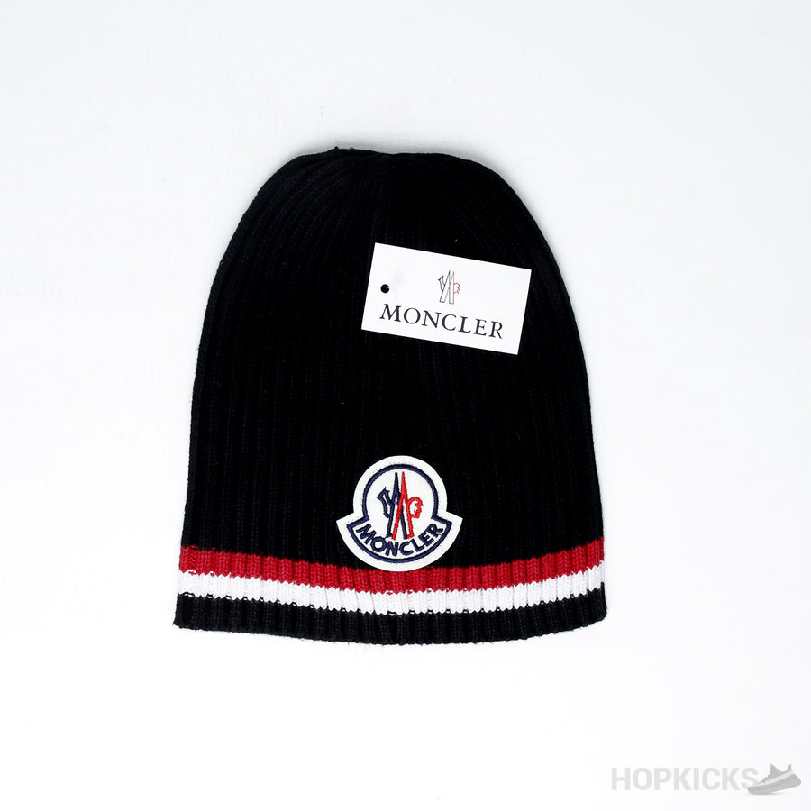MNC Tri-Colour Black Beanie