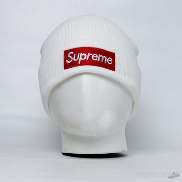 SPRM New Era Box Logo White Beanie