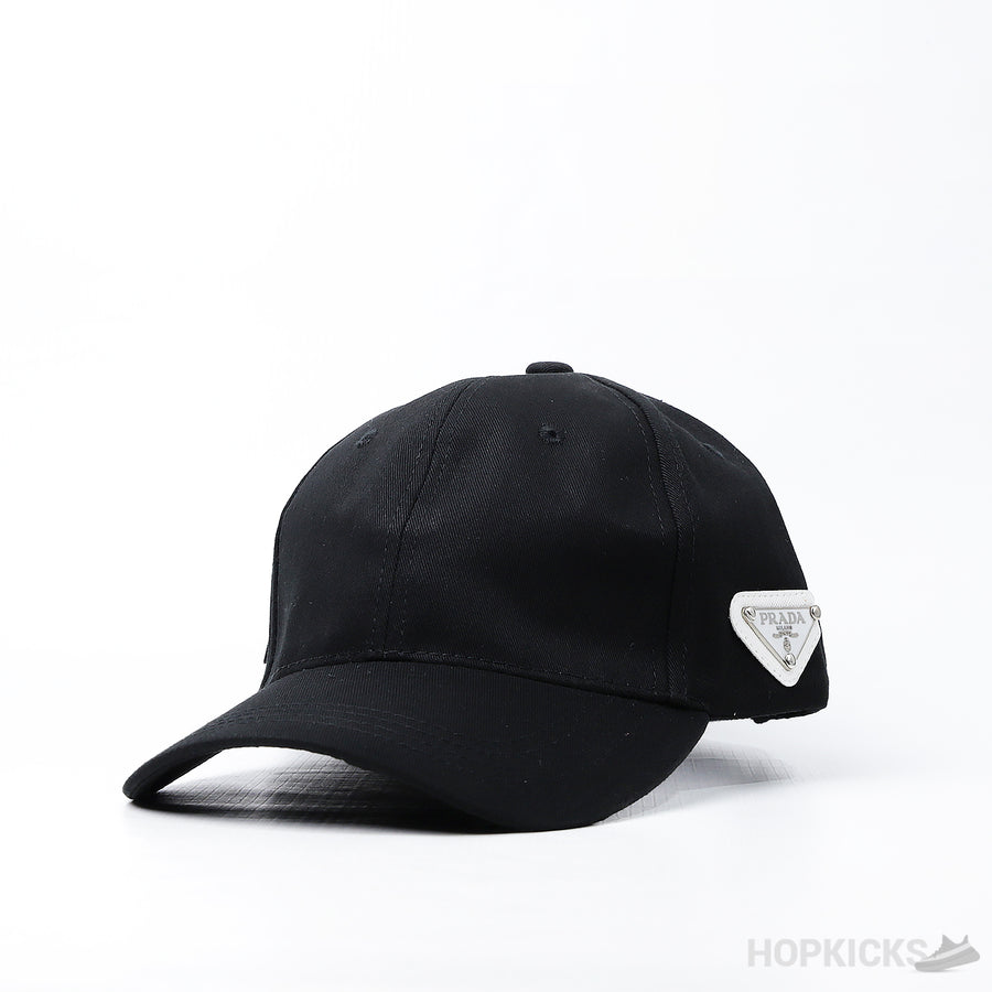 PRD Side Triangle White Logo Black Cap
