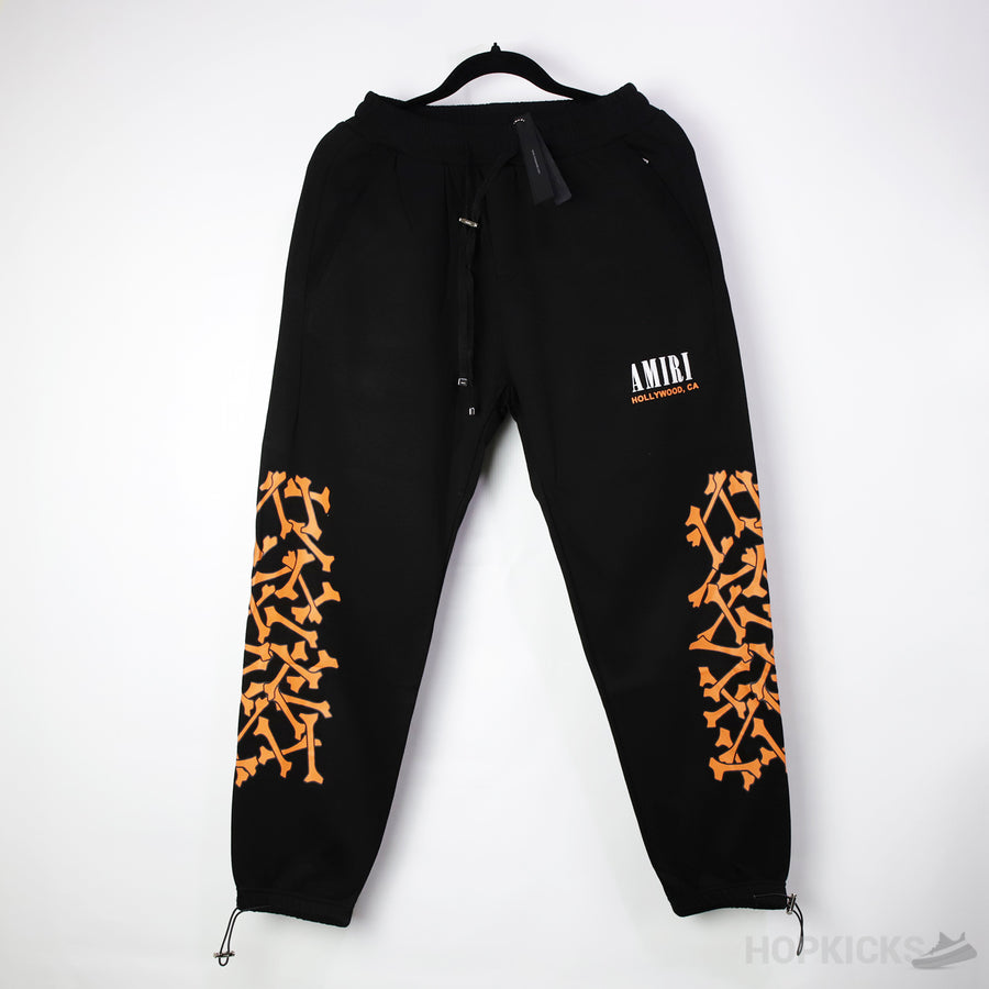 AMR Bones Black Sweatpants