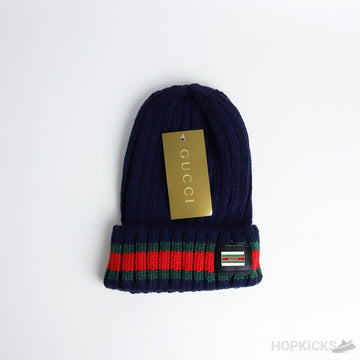GCC Knit Flag Navy Beanie
