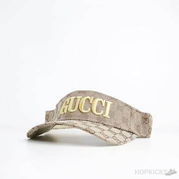 GCC GG Web Sun Visor Beige Cap