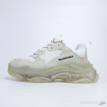 BLCG Triple S Clear Sole White
