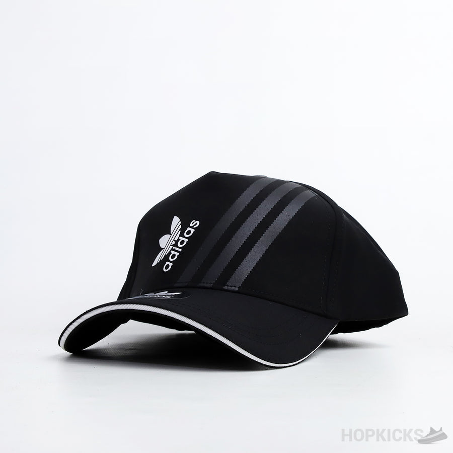 Adi Silver Strips Black Cap