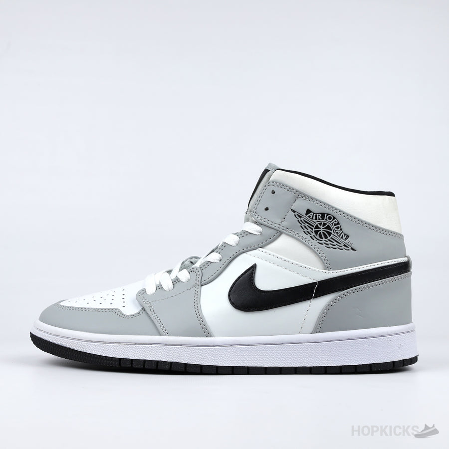 Jordan 1 Mid "Light Smoke Grey" [Without Box]