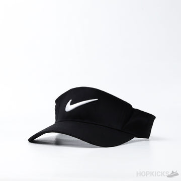 NK Swoosh Black Sun Visor Cap