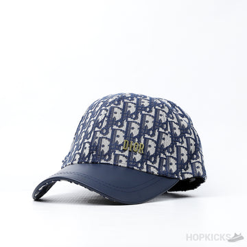 CD Monogram Logo Navy Blue Cap