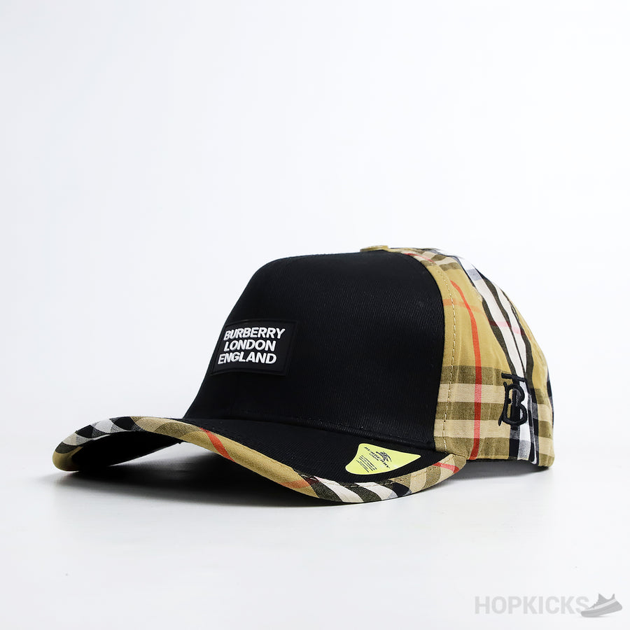 BRB London England Black Vintage Cap
