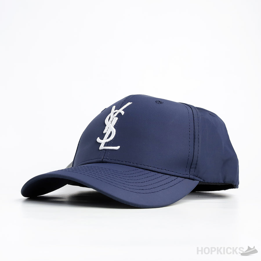 YSL Monogram Navy Cap