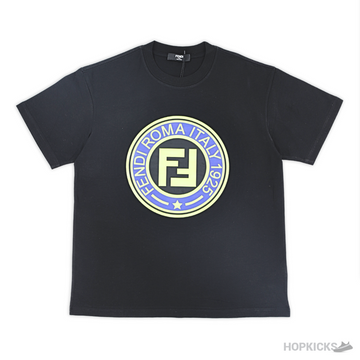 FND Roma Italy Printed Black T-Shirt (Imported Premium Finish)