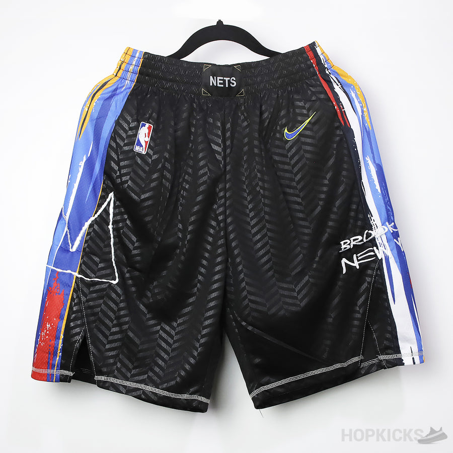 Brooklyn Nets City NBA Swingman Shorts