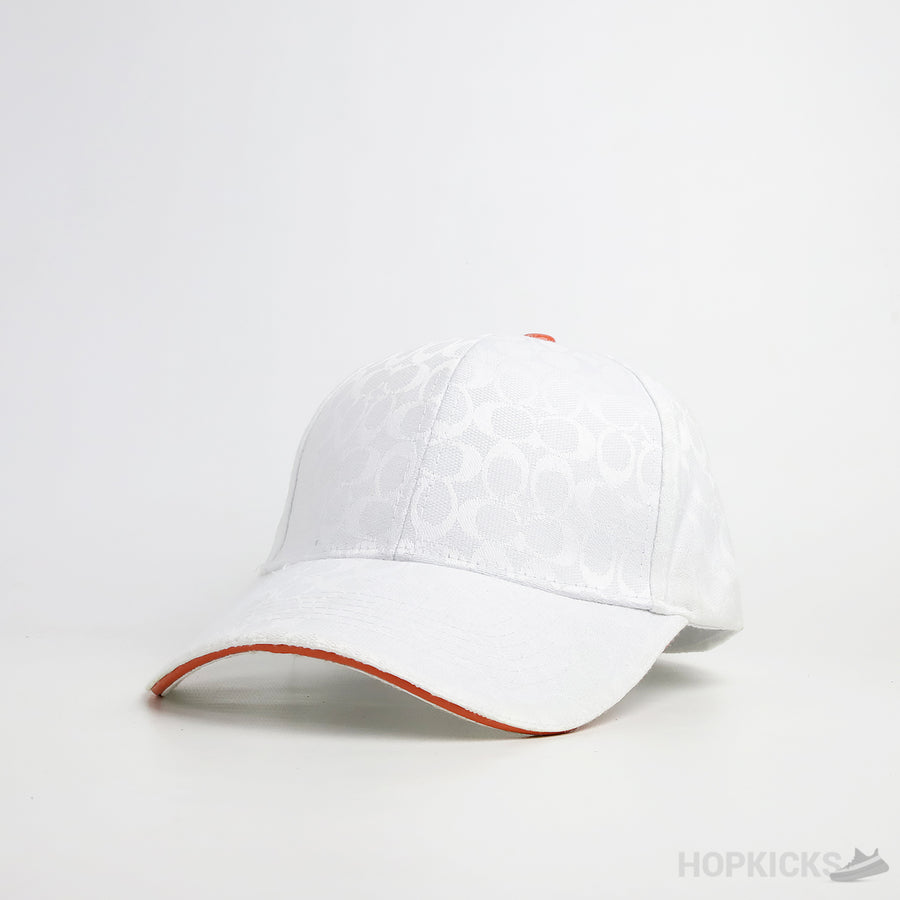 Coach Signature White Cap