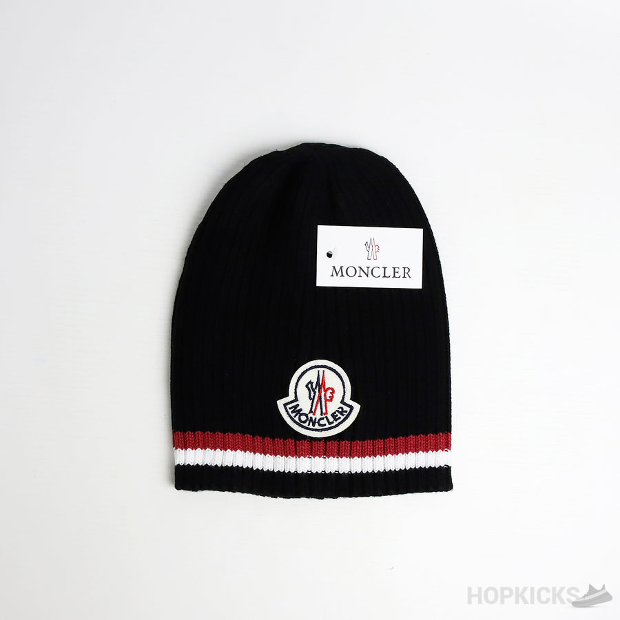MNC Tri-Color Black Beanie