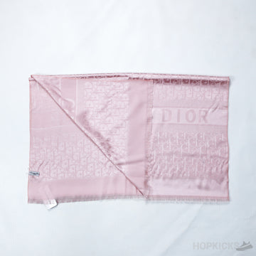 CD Monogram Scarf Pink