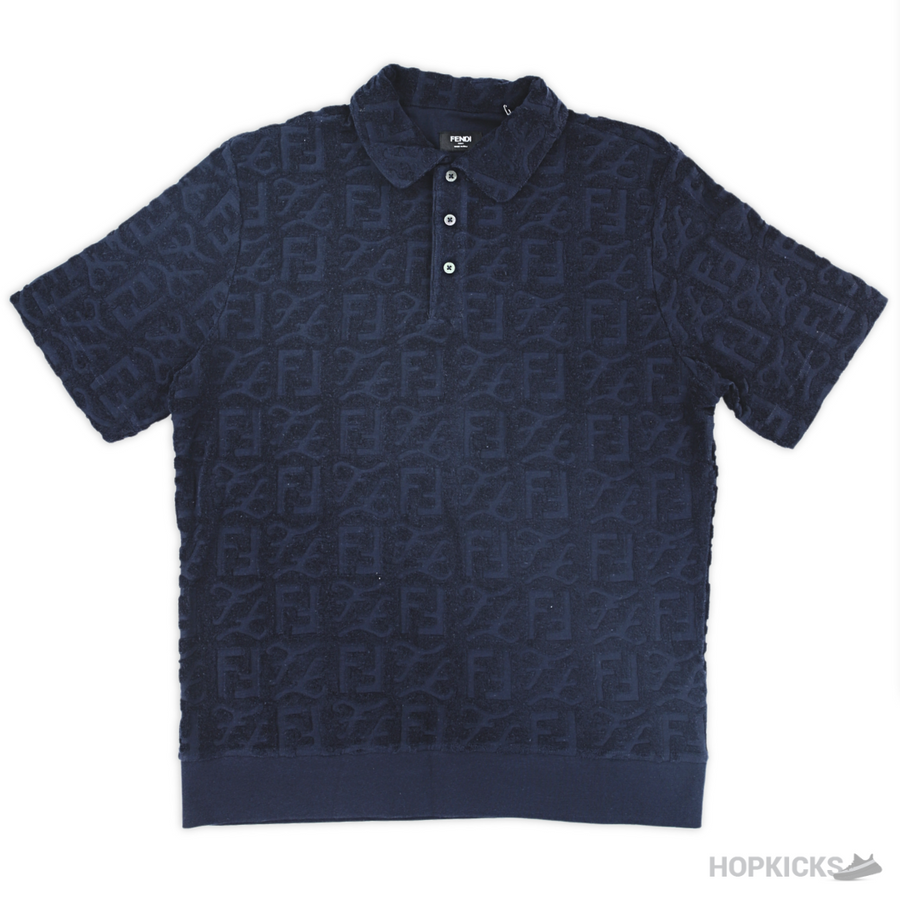 FND FF Navy Blue Polo Shirt (Imported Premium Finish)