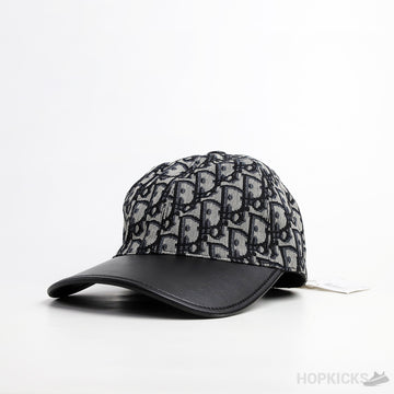 CD Oblique Baseball Black Grey Cap