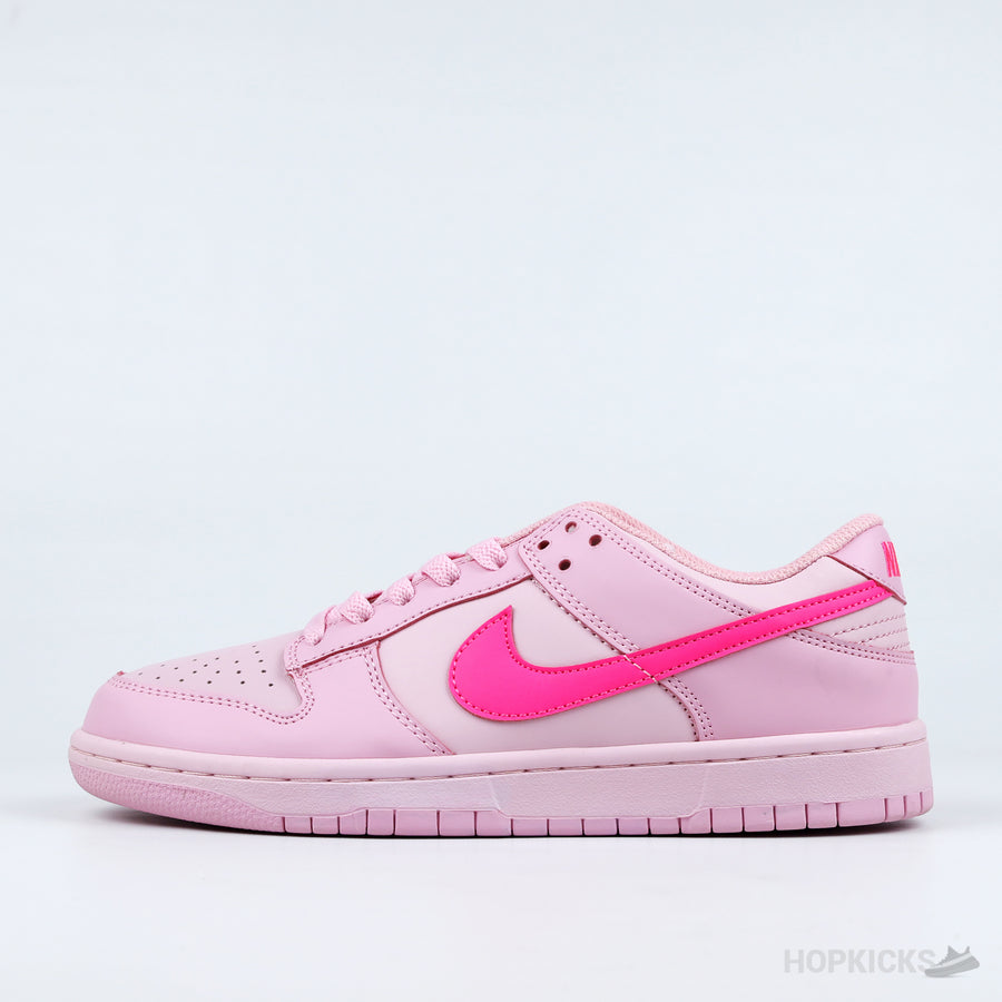 NK Dunk Low "Light Pink with Hot Pink Swoosh" [Without Box]