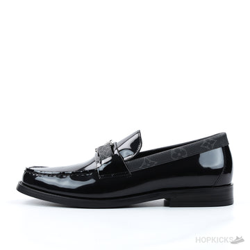 LV Glazed Calf Leather Major Loafer Black (Top Tier)