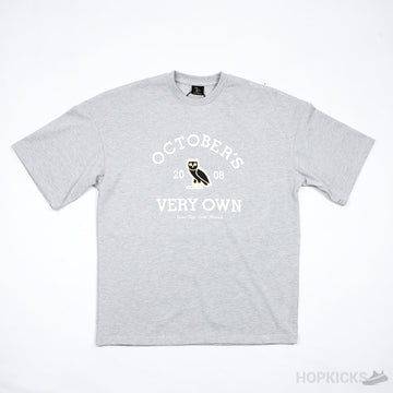 OVO x Collegiate T-Shirt Grey
