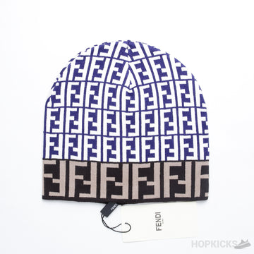 FND FF Logo Blue Beanie