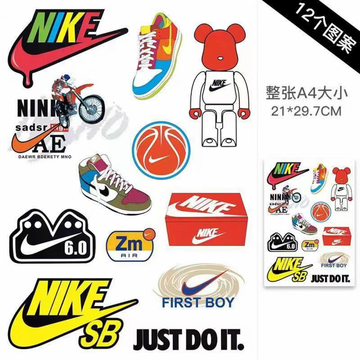NK Stickers 10 Plus Pcs