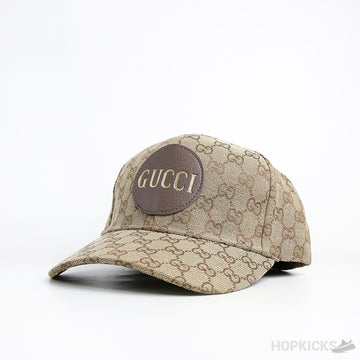 GCC GG Canvas Baseball Beige Cap