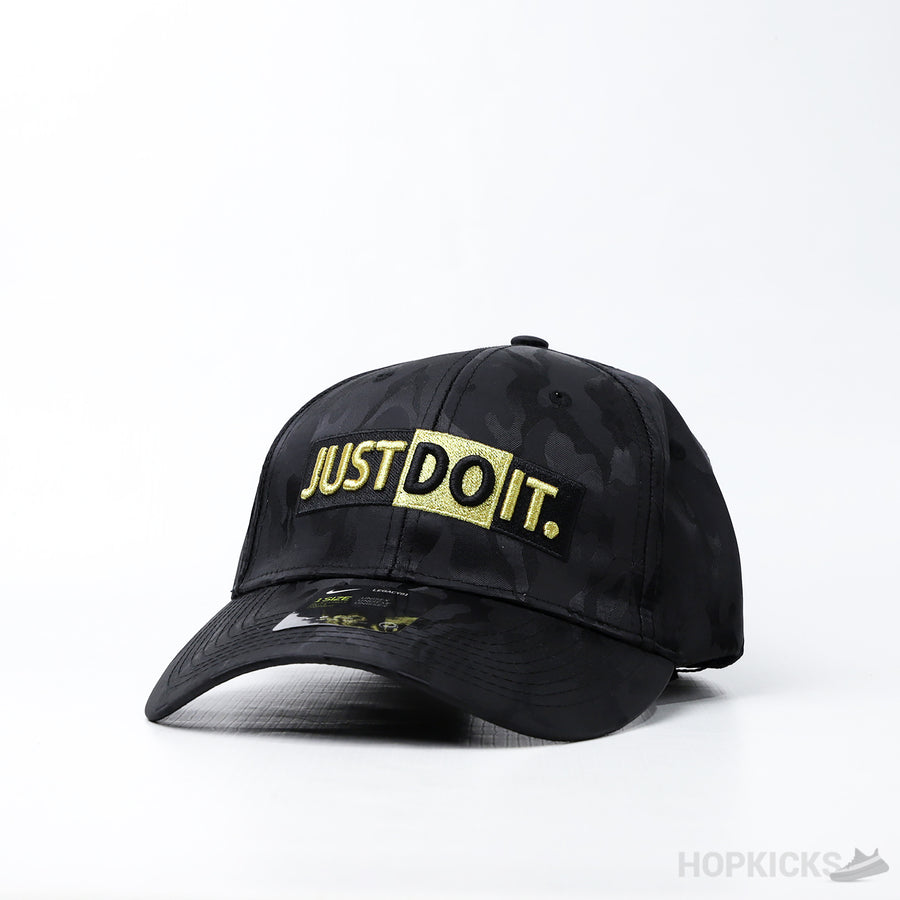 NK Dad Hat Legacy 91 JUST DO IT Metallic Gold Cap
