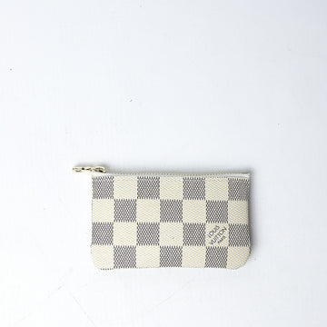 LV Key Pouch Damier Azur White Blue (Dot Perfect)