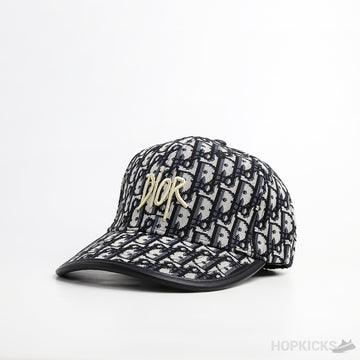 CD Logo Olique Baseball Black Cap