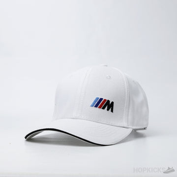 BMW M Power White Baseball Cap Hat Sport Motorsport Racing Cotton UK