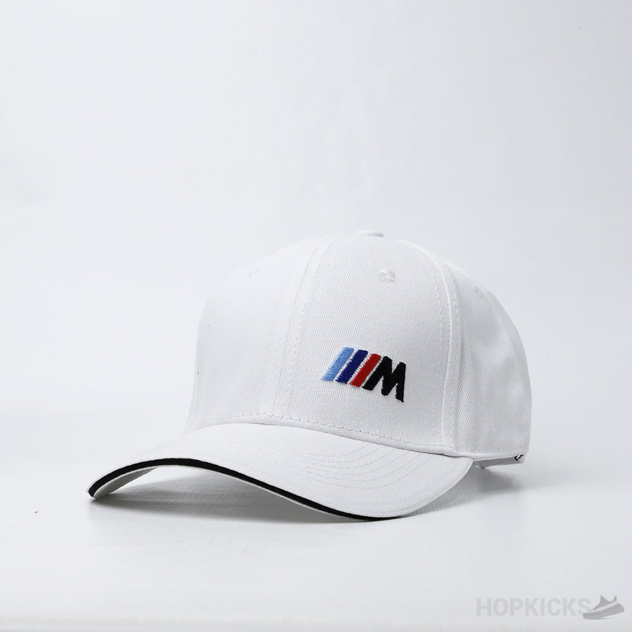 BMW M Power White Baseball Cap Hat Sport Motorsport Racing Cotton UK