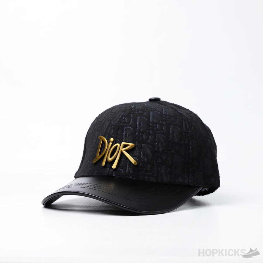 CD Brim Baseball Black Cap