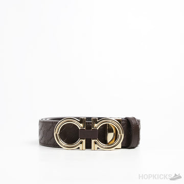 Ferragamo Gold belt
