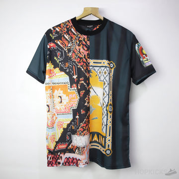 Balmain Printed Black T-Shirt