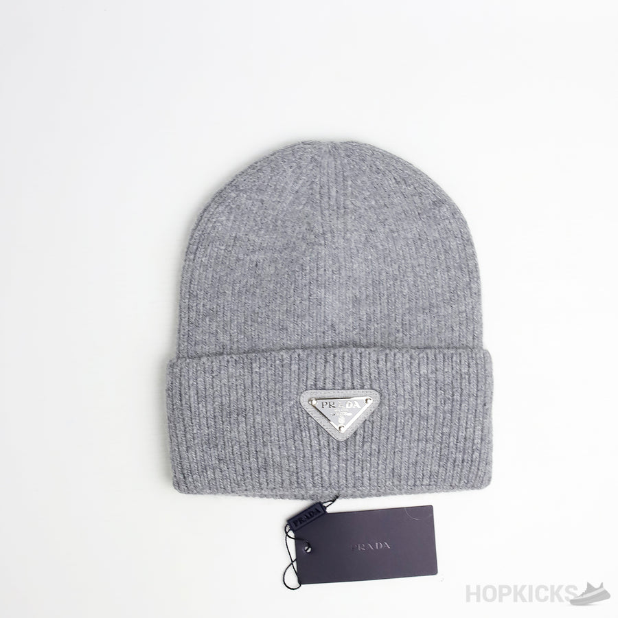 PRD Triangle logo Light Grey Beanie