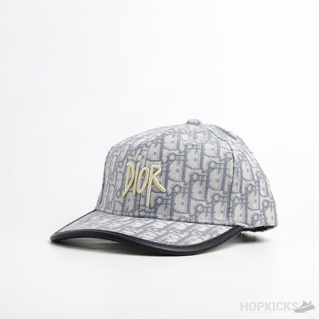 CD Logo Olique Baseball Blue Cap