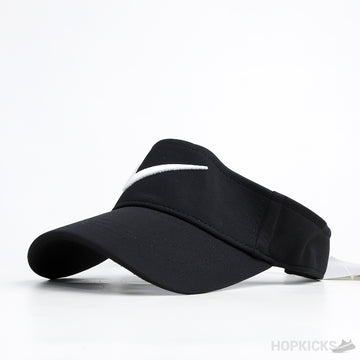 NK Tech Swoosh Black Sun Visor Cap