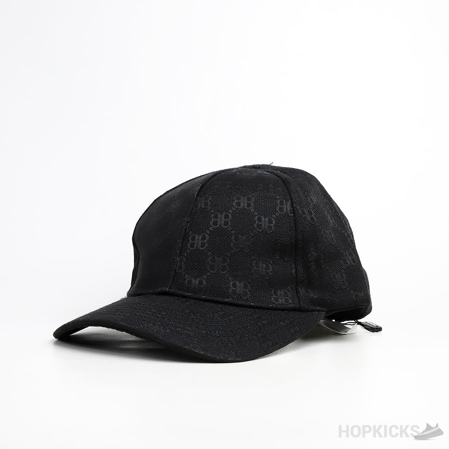 GCC x Bale*ciaga BB Print Black Cap