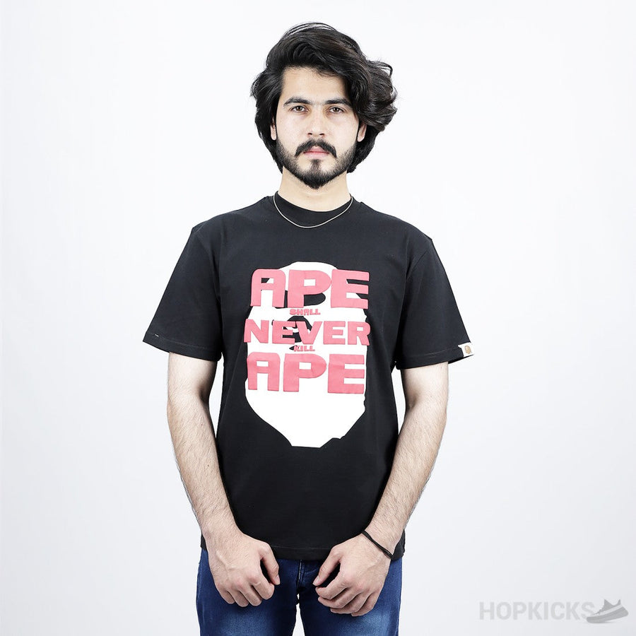 Bape Puff Printed Black T-Shirt