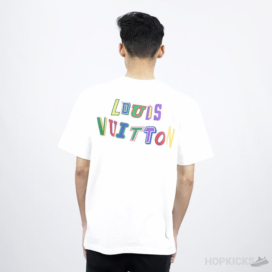 L.V x NBA White T-Shirt