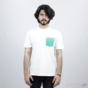 L.V Print Green White T-shirt