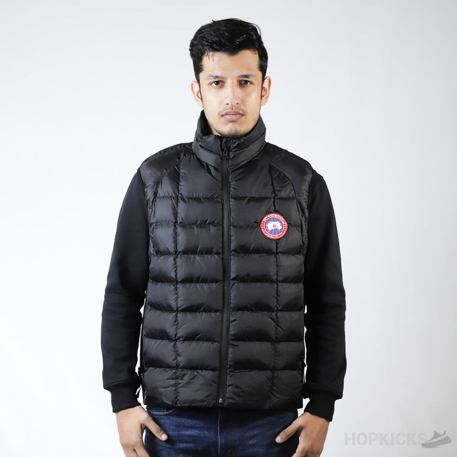 Canada Goose Sleeveless Puffer Black Jacket (Dot Perfect)