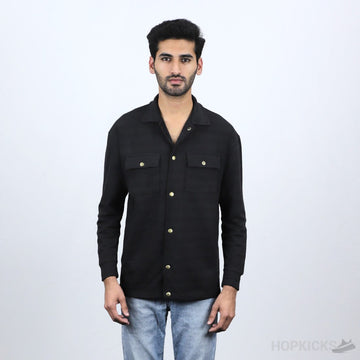 Keenzo Regular Fit Polo Neck Suede Shirt Jacket