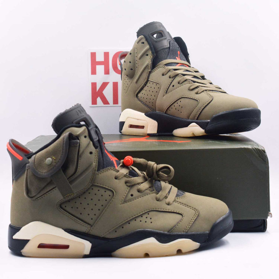 TS X Jordan 6 Retro Olive