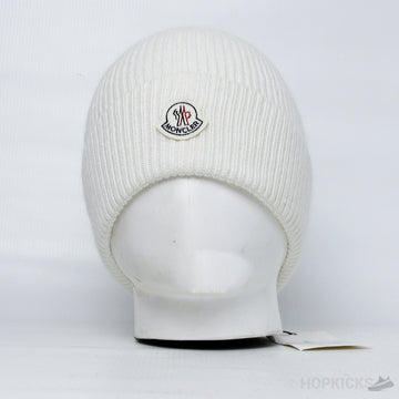 MNC Ribbed-Knit Beanie Hat