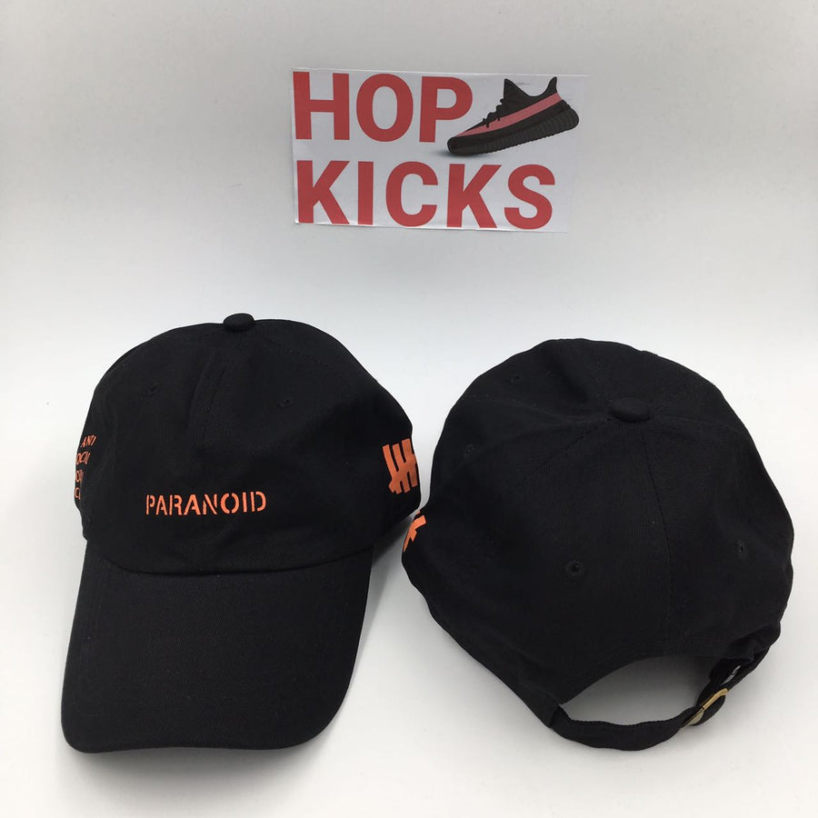 Anti social social club x Undefeated Paranoid Black Cap