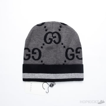 GCC Logo-Jacquard Cashmere Beanie